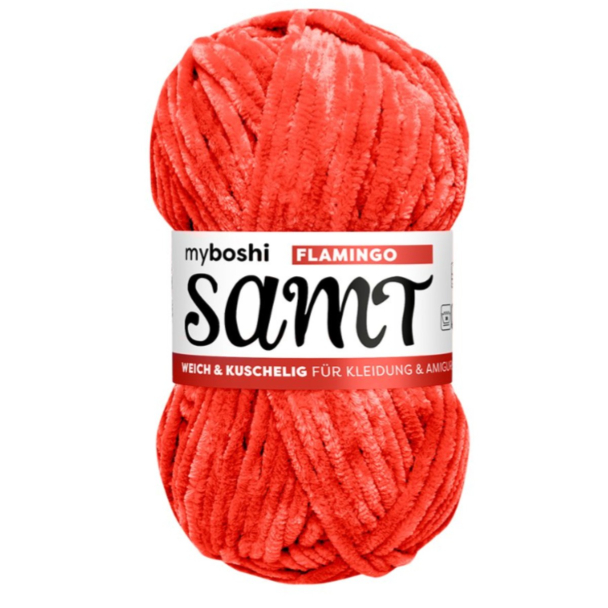 Myboshi Samt Chenillegarn 100g - 831 Flamingo