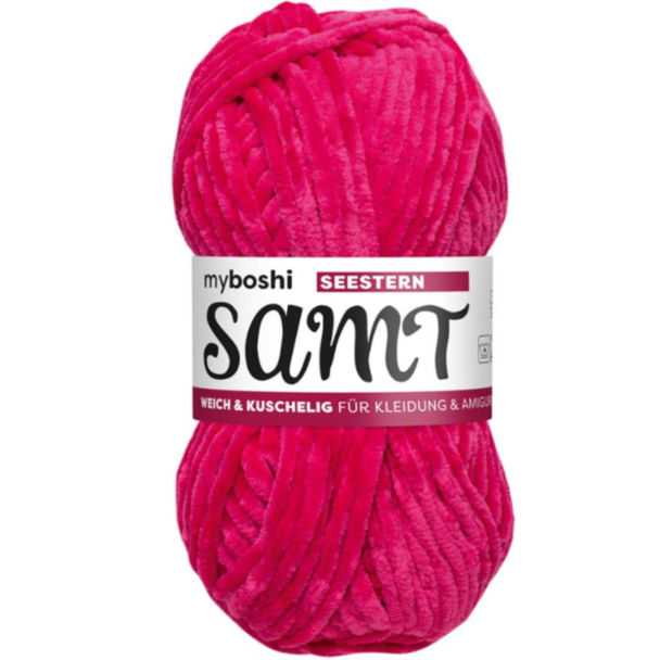 Myboshi Samt Chenillegarn 100g - 876 Starfish