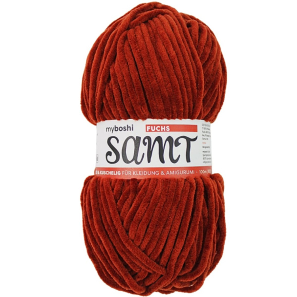Myboshi Samt Chenillegarn 100g - 881 Fox