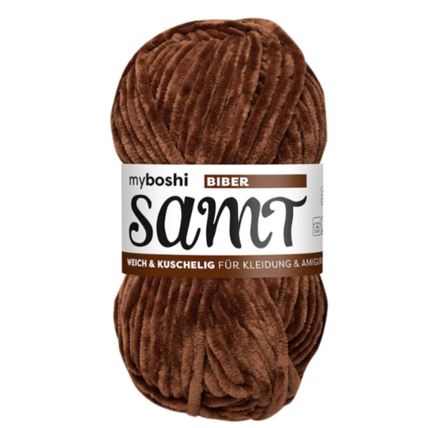 Myboshi Samt Chenillegarn 100g - 892 Beaver