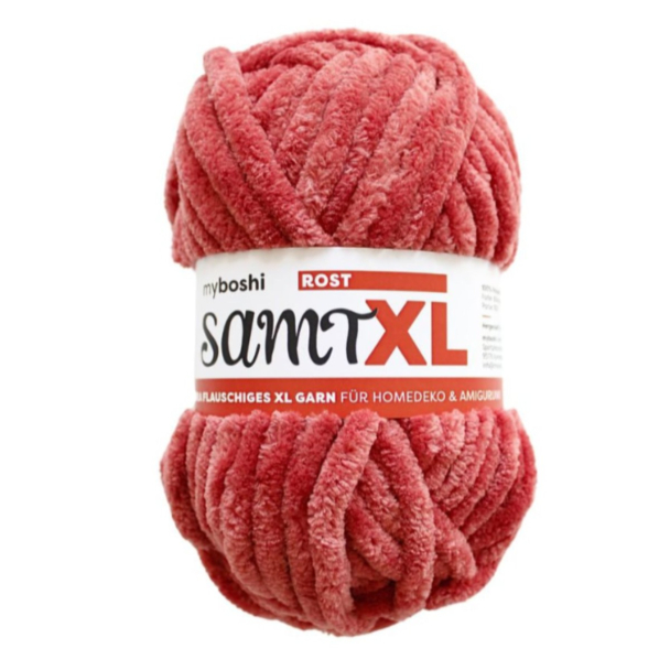 Myboshi Samt XL Chenillegarn 100g - 834 Rust