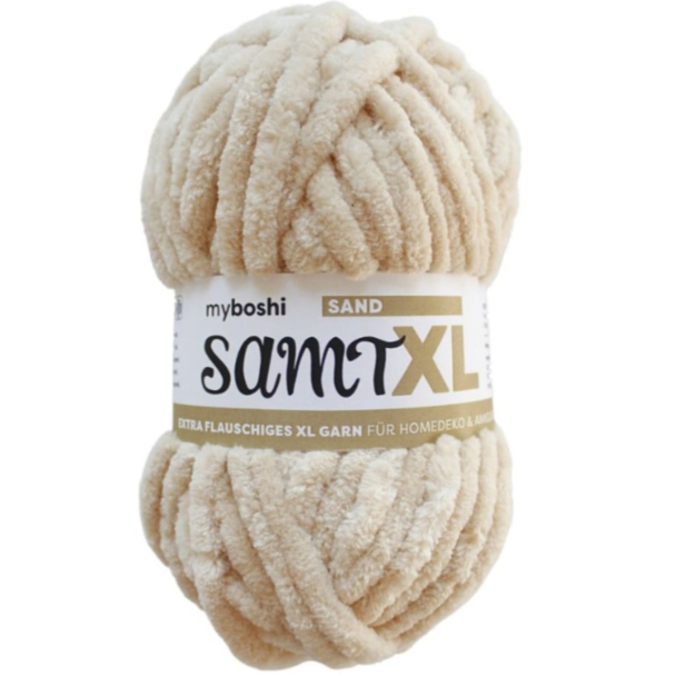 Myboshi Samt XL Chenillegarn 100g - 872 Sand