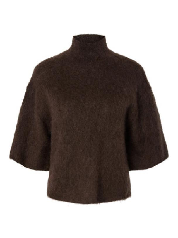 Tilde Mohair Blend Pullover – Mole Melange - Image 2