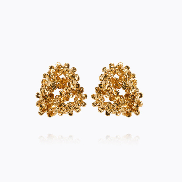 Mini Gemma Earrings - Gold