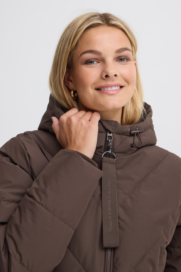 FRmaise Boblejakke Mørk Brun - Image 3