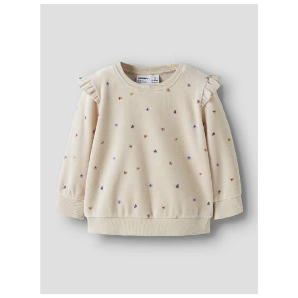 NBFNabiaya velourgenser, beige - Image 4