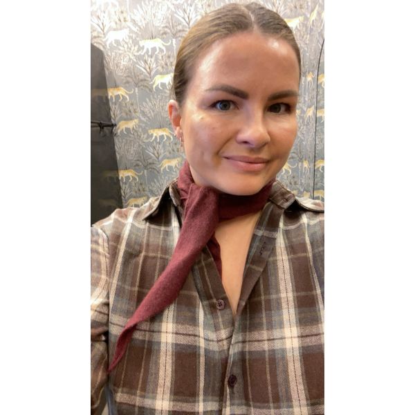 Maria Cashmere Scarf Tawny