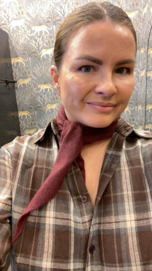 Maria Cashmere Scarf Tawny