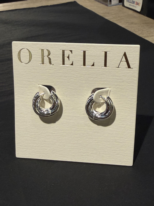 Chubby Intertwined Hoop Earrings  - Image 1