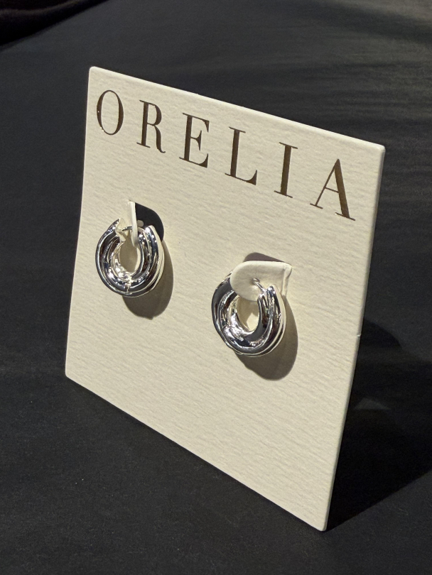 Chubby Intertwined Hoop Earrings  - Image 2