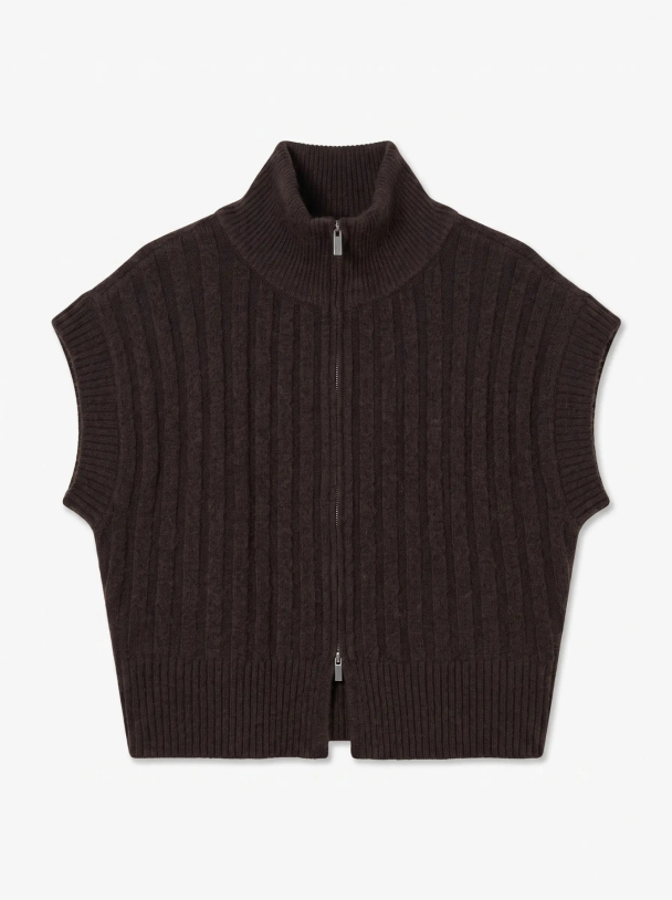 VMBANG RIB SL HIGHNECK ZIPPER VEST NOOS - Image 1