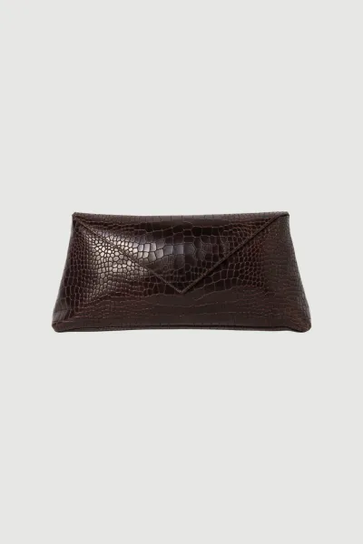 ONYX CLUTCH - CROCO
