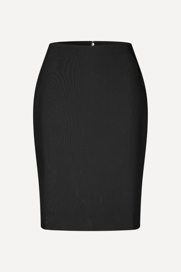 Cut Out Rhinestone Skirt – Black