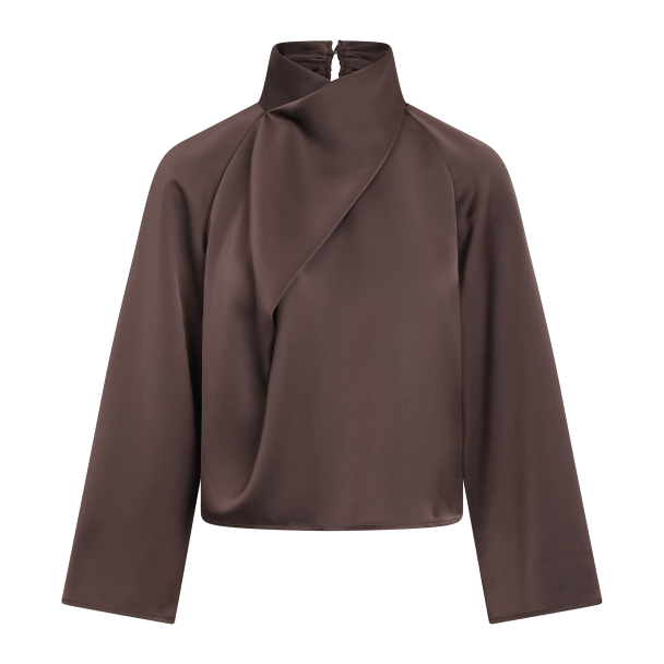 Cira Blouse – Black Coffee - Image 2