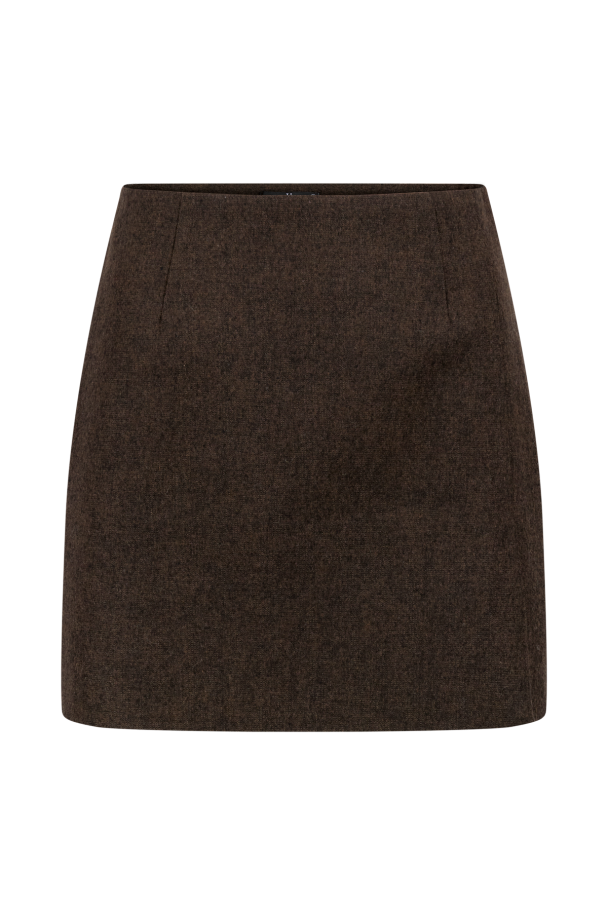 Sandra Mini Skirt – Dark Brown - Image 2