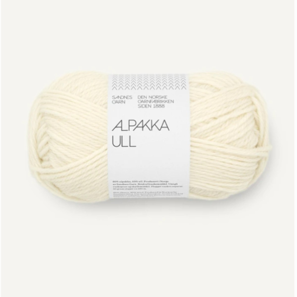 Alpakka Ull - 1012 - Natural White