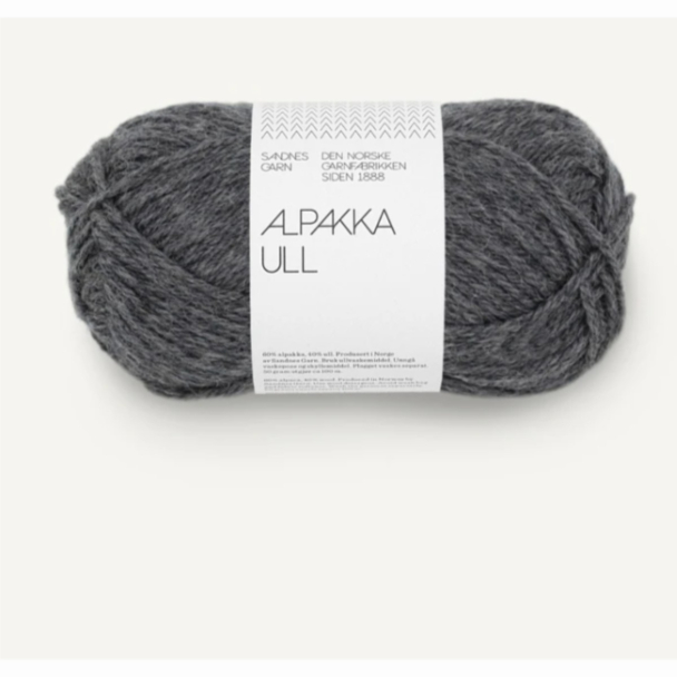Alpakka Ull - 1053 - Dark Grey Melange