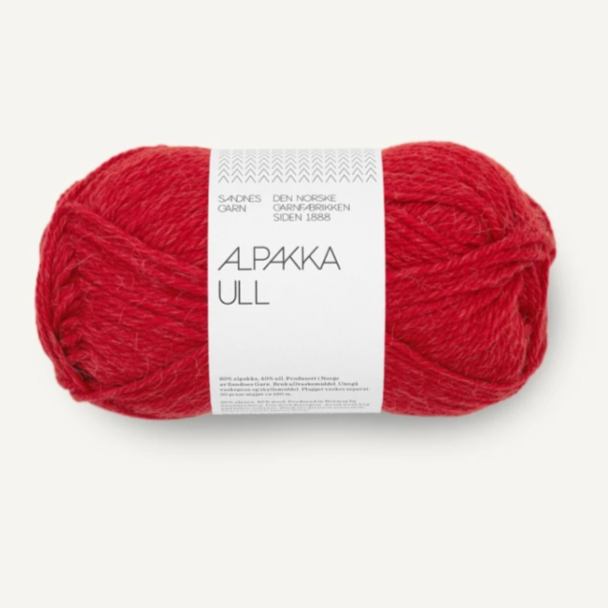 Alpakka Ull - 4227 - Equestrian Red