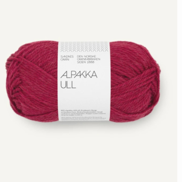 Alpakka Ull - 4255 - Rumba Red