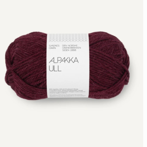 Alpakka Ull - 4372 - Burgundy