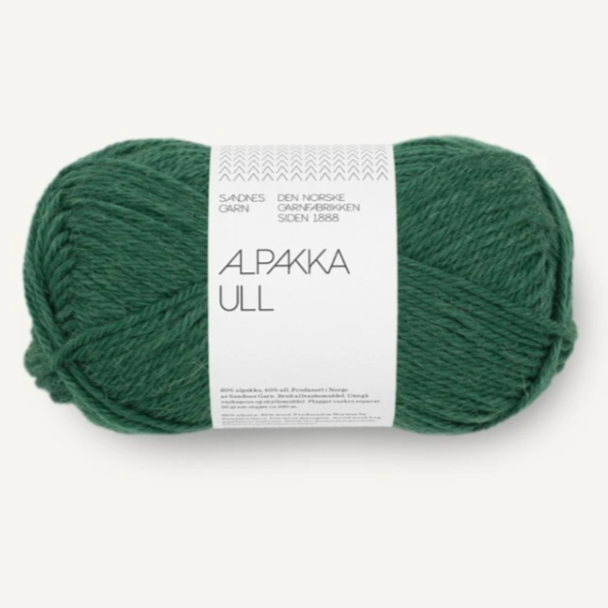 Alpakka Ull - 7772 - Rain forest