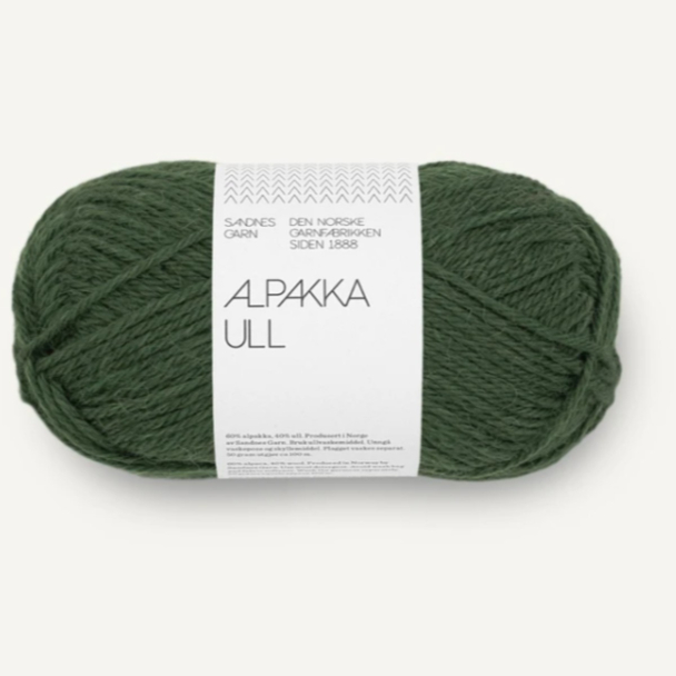 Alpakka Ull - 8082 - Forest Green