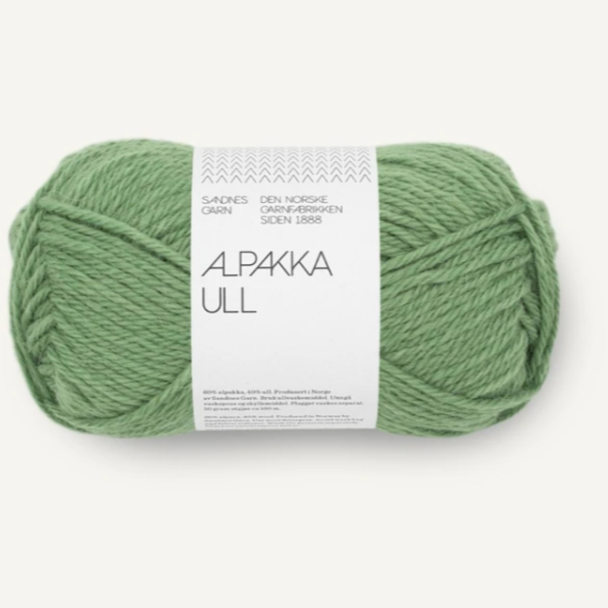 Alpakka Ull - 8753 - Vineyard green