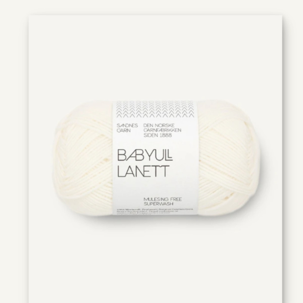 Babyull Lanett - 1012 - Natural White