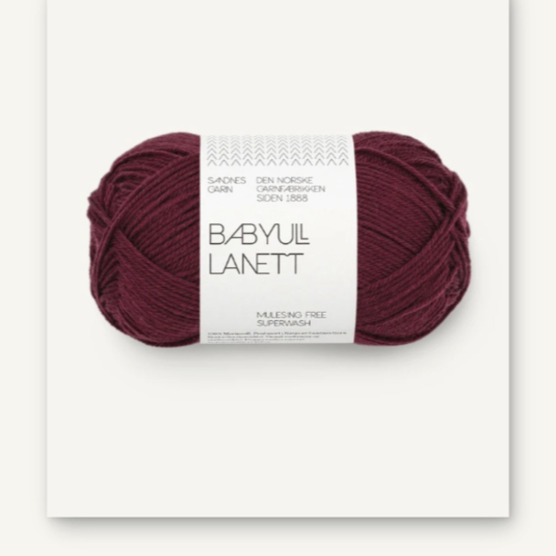 Babyull Lanett - 4372 - Dyp Burgundy