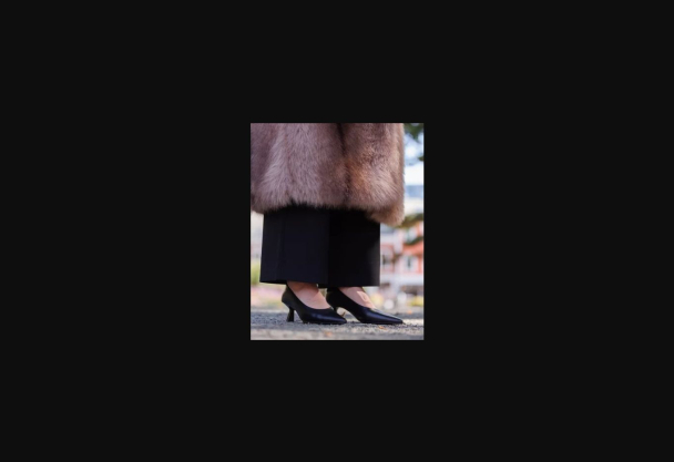 Hilja Pumps - Black Leather 