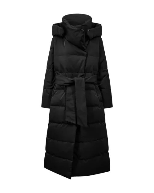 Micco Hat Down Coat Brown