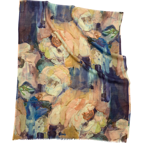 Painted roses skjerf  - Image 2