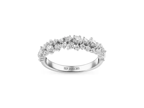 Ring Cristallo Piccolo, s&oslash;lv