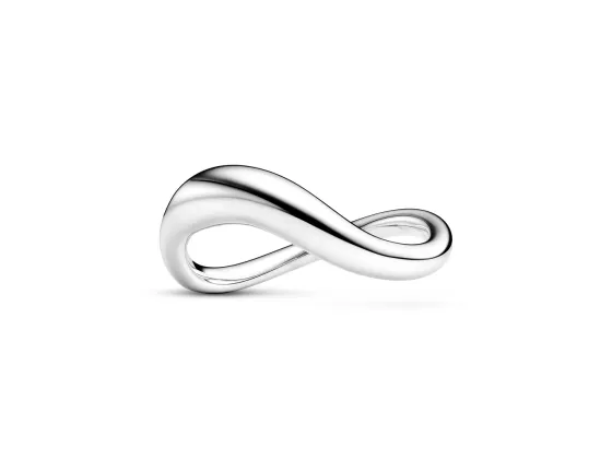 Ring Infinito Pianura, s&oslash;lv