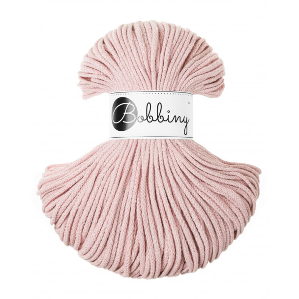 Bobbiny pastel pink 5 mm