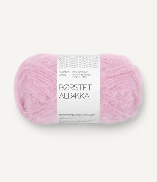 Børstet Alpakka pink lilac 4813