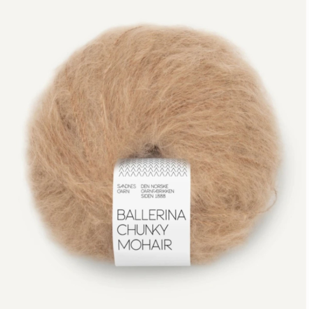 Ballerina Chunky Mohair - 3031 - Camel