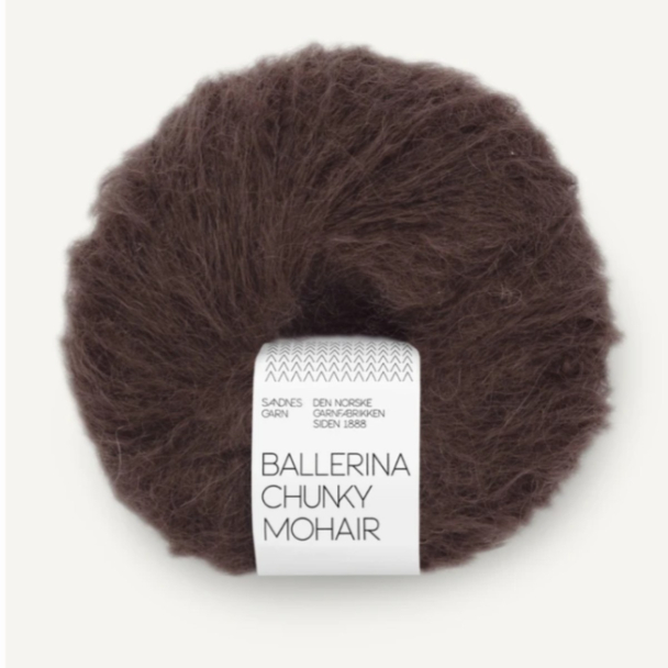 Ballerina Chunky Mohair - 3591 - Chocolate Plum