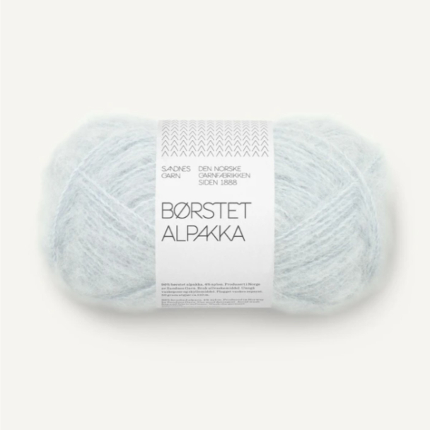 Børstet Alpakka - 5811 - Arctic Ice