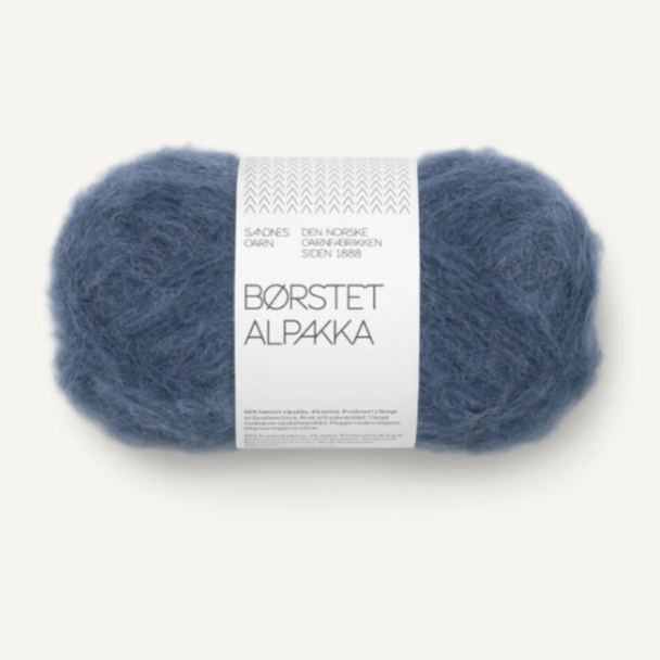 Børstet Alpakka - 6064 - Blueberry