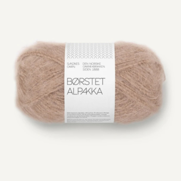Børstet Alpakka - 3040 - Caffè latte