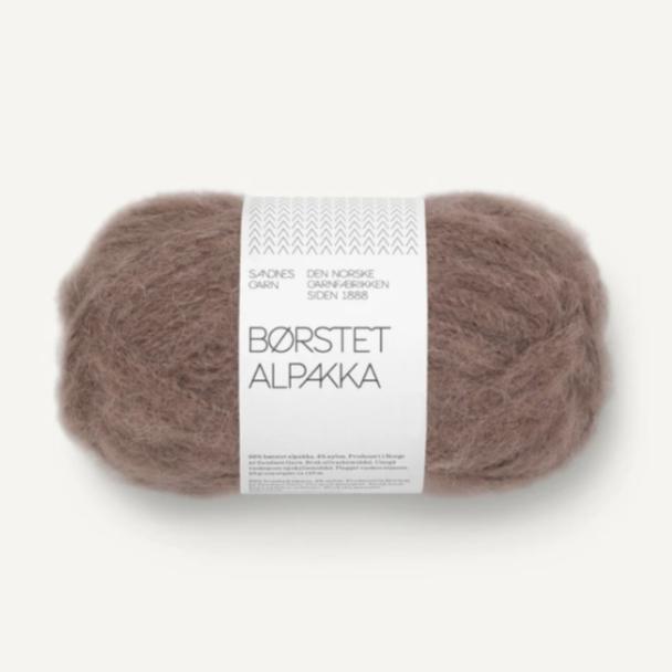 Børstet Alpakka - 3161 - Acorn