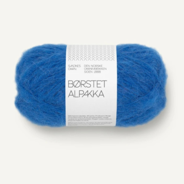 Børstet Alpakka - 6046 - Jolly Blue