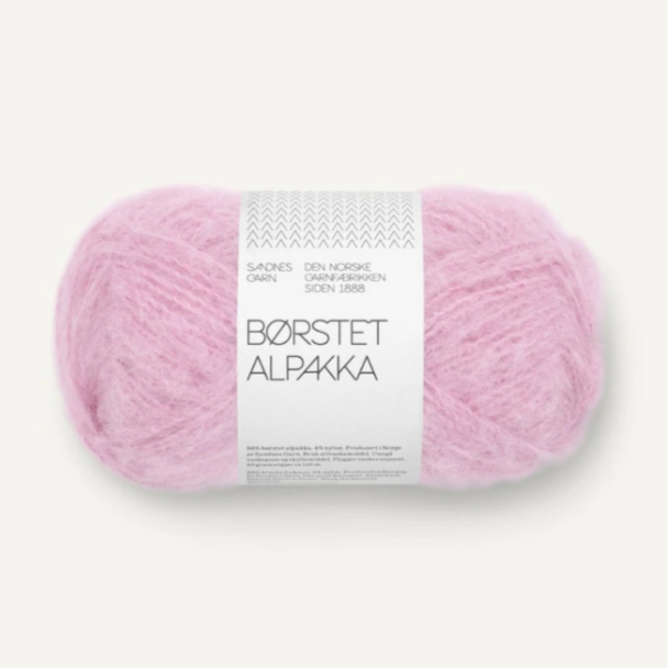 Børstet Alpakka - 4813 - Pink Lilac