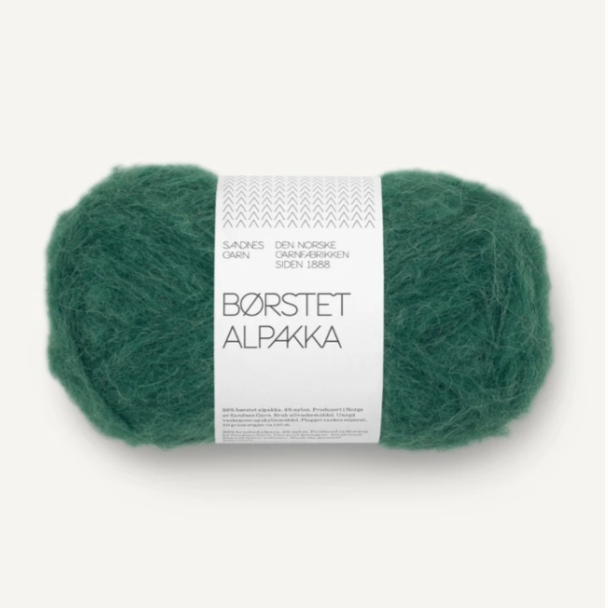 Børstet Alpakka - 7772 - Rain Forest