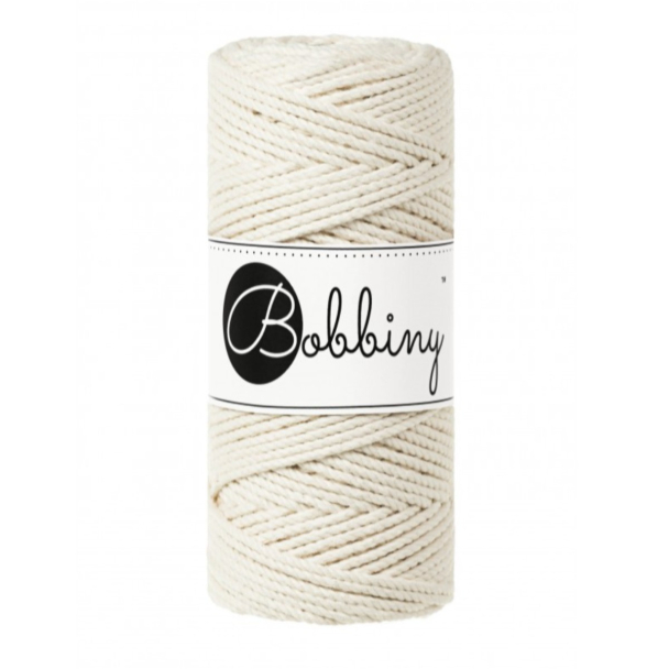 Natural Macrame 3ply Rope - 3mm