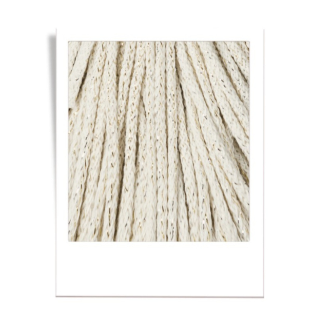Bobbiny Junior 3mm - Shiny Cashmere Beige
