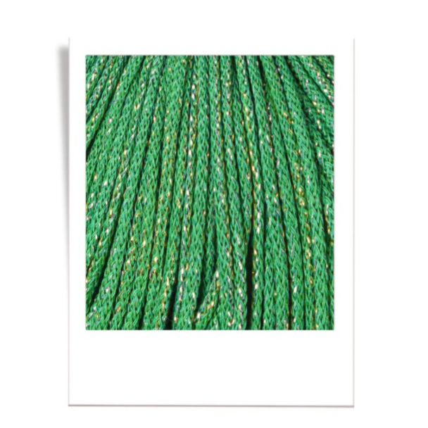 Bobbiny Premium 5mm - Shiny Jade Green