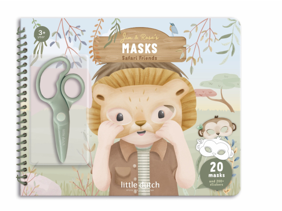 Aktivitetsbok med saks - Safari Friends