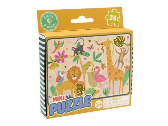 Mini puslespill 24 brikker - Jungle